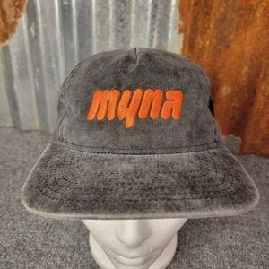 Gray and‎ Orange Cap
